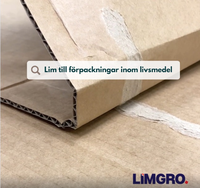 Lim till förpackningar inom livsmedel, läkemedel och ehandel