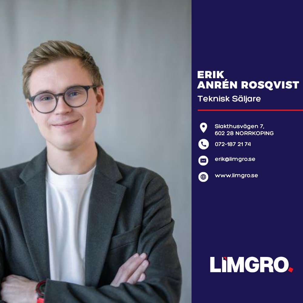 Vi välkomnar Erik till LIMGRO